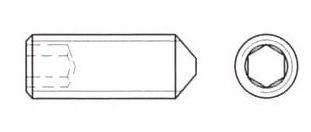 Bild - Gewindestift Spitze