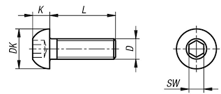 Bild Rundkopfschraube Metall